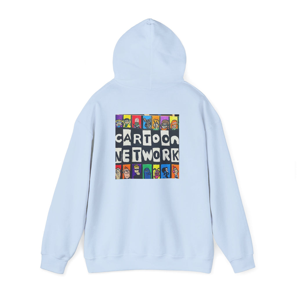 Cartoon Network Collage Hoodie — Retro Cartoon Characters Graphic Pullover