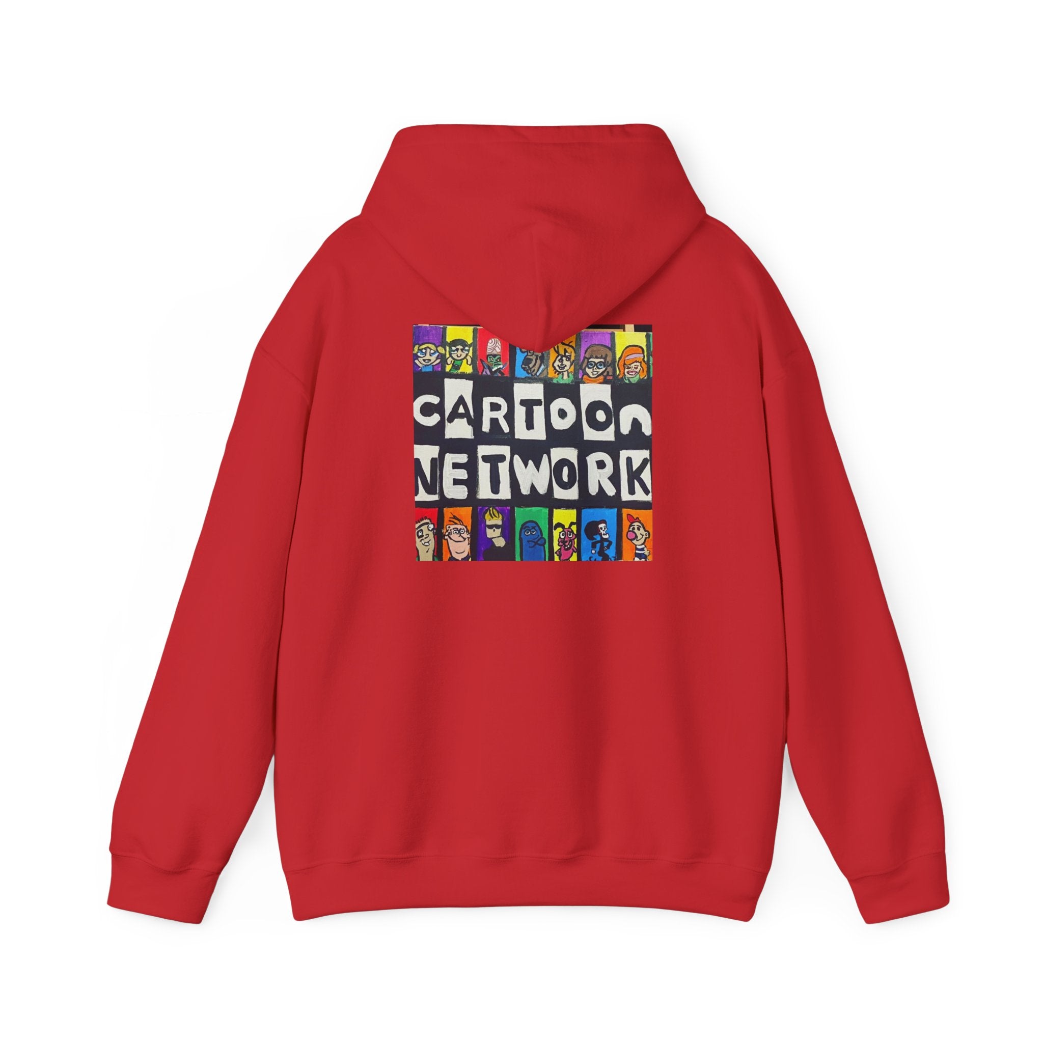 Cartoon Network Collage Hoodie — Retro Cartoon Characters Graphic Pullover