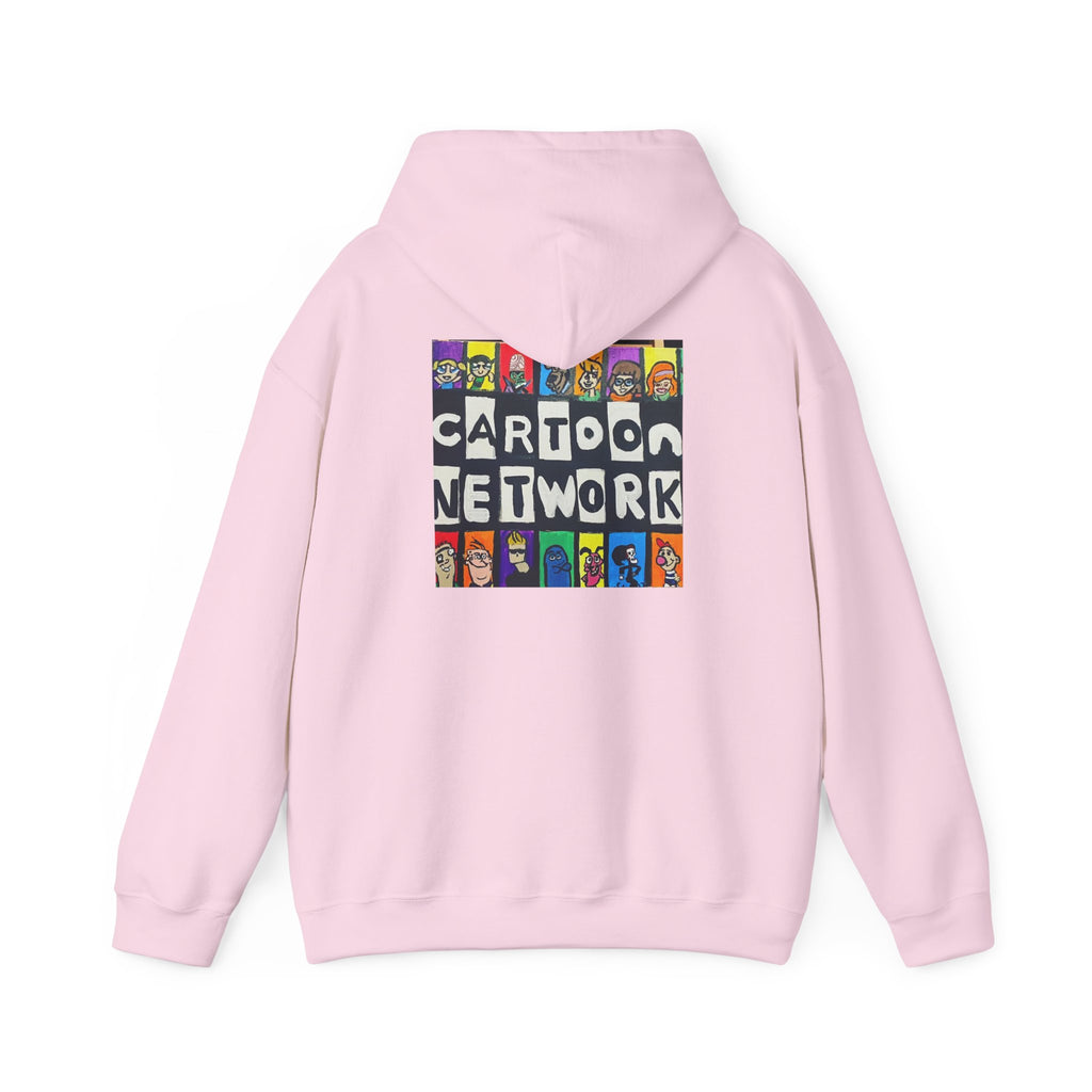 Cartoon Network Collage Hoodie — Retro Cartoon Characters Graphic Pullover