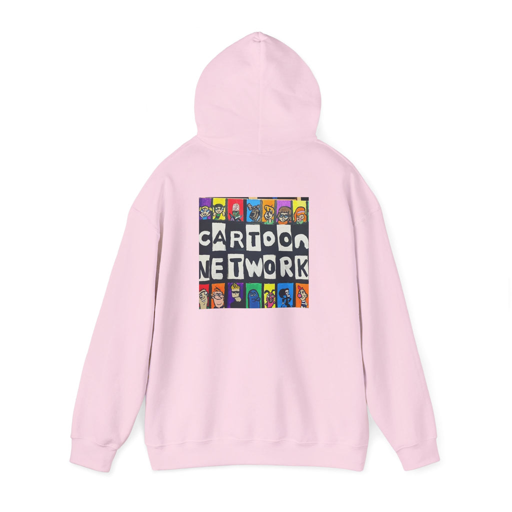 Cartoon Network Collage Hoodie — Retro Cartoon Characters Graphic Pullover